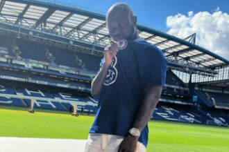 King Promise At The Stamford Bridge