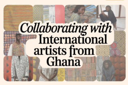 Collaborating with international artists from Ghana