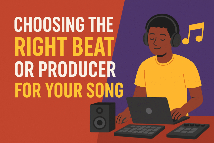 Choosing the right beat or producer for your song