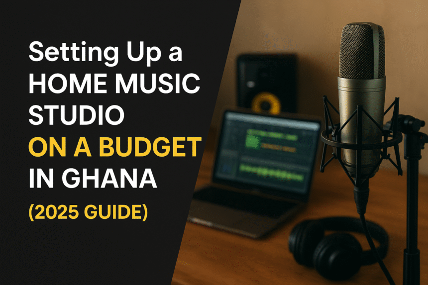 home music studio on a budget in Ghana
