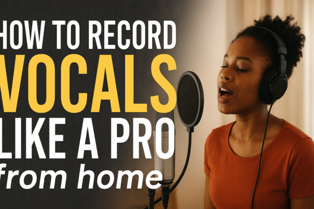 How to record vocals at home like a pro