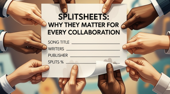 Splitsheets in music collaborations